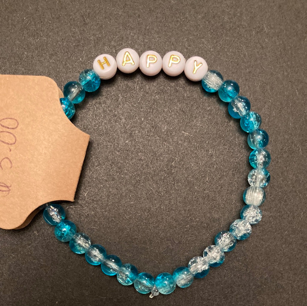 Happy Blue Bracelet     Daydreamer Creations- Tilden Co.