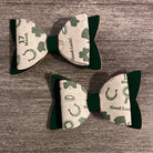 Good Luck Faux Leather Bow Set    earring Daydreamer Creations- Tilden Co.