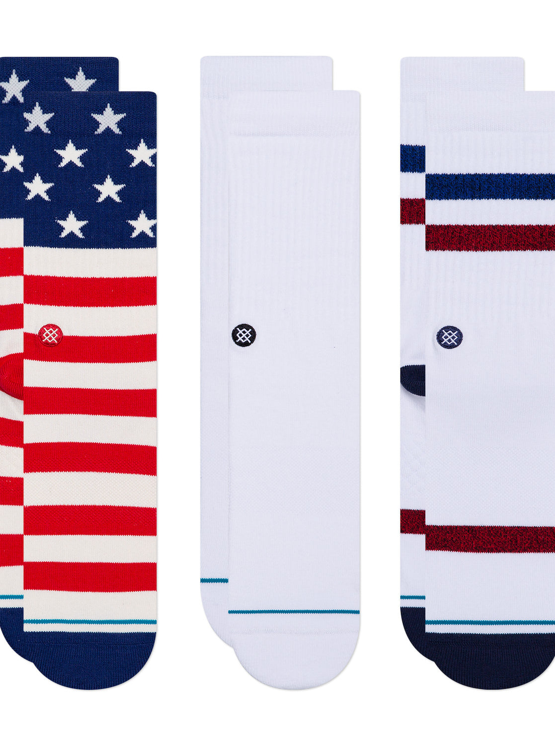 Stance Americana Crew Socks 3 Pack    socks Stance- Tilden Co.